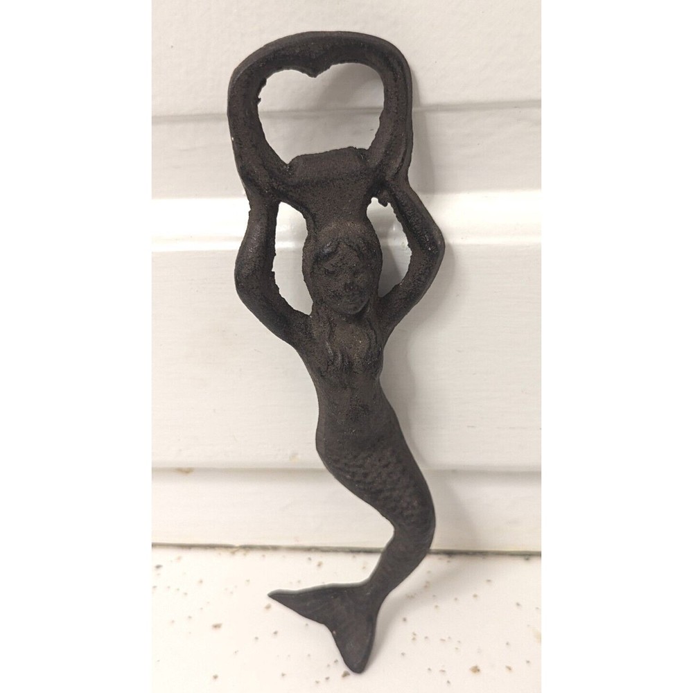 VINTAGE IRON MERMAID BOTTLE OPENER COLLECTIBLES